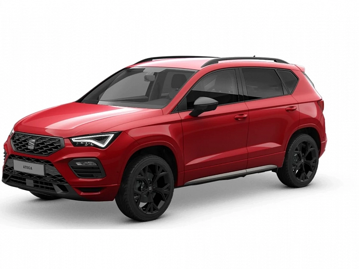 SEAT Ateca Black EDITION FR 1.5 TSI 150k DSG 1.5 TSI 150k DSG 110 kW automat Velvet červená